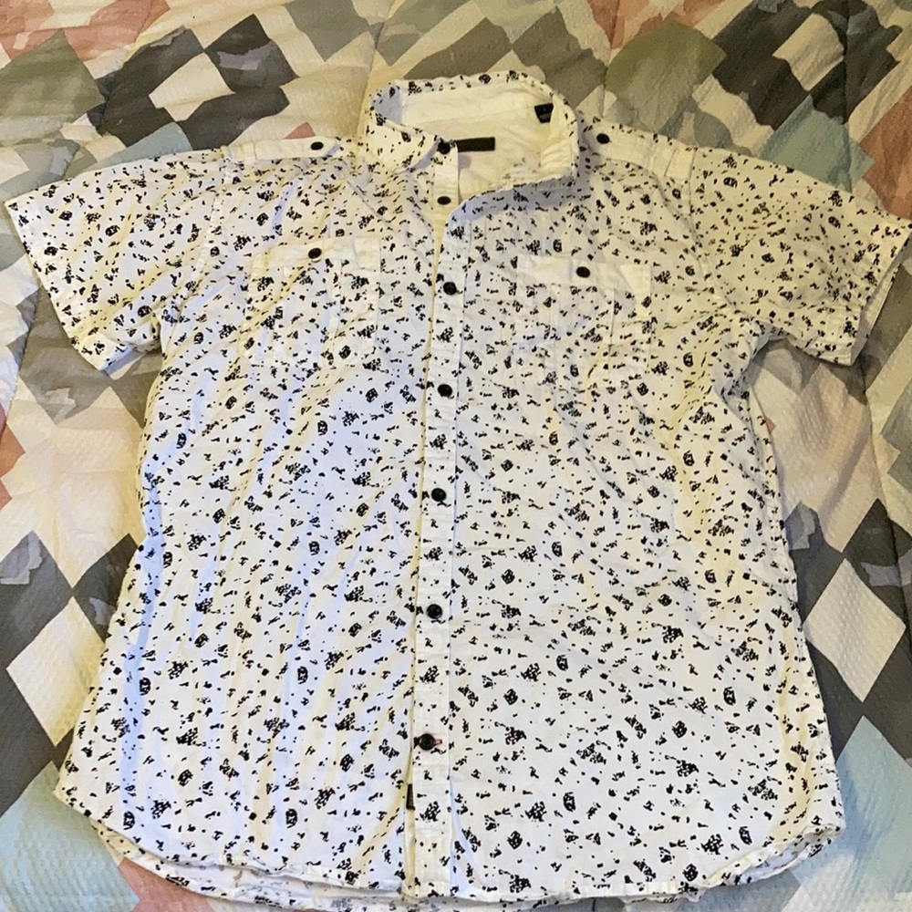 Steve Jeans, Speckle print shirt, short sleeve